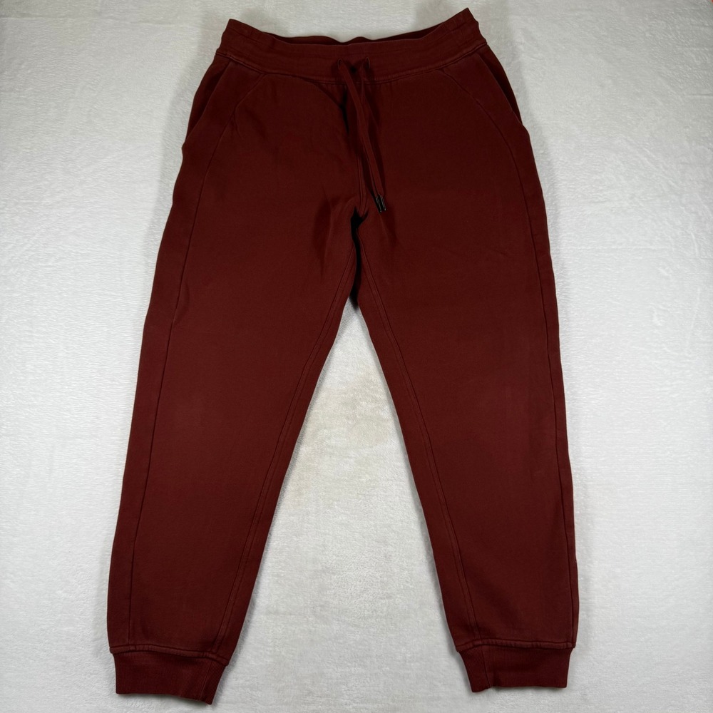 Lululemon Scuba High-Rise Jogger Red Merlot LW5CVAS Size 10 Sweatpants